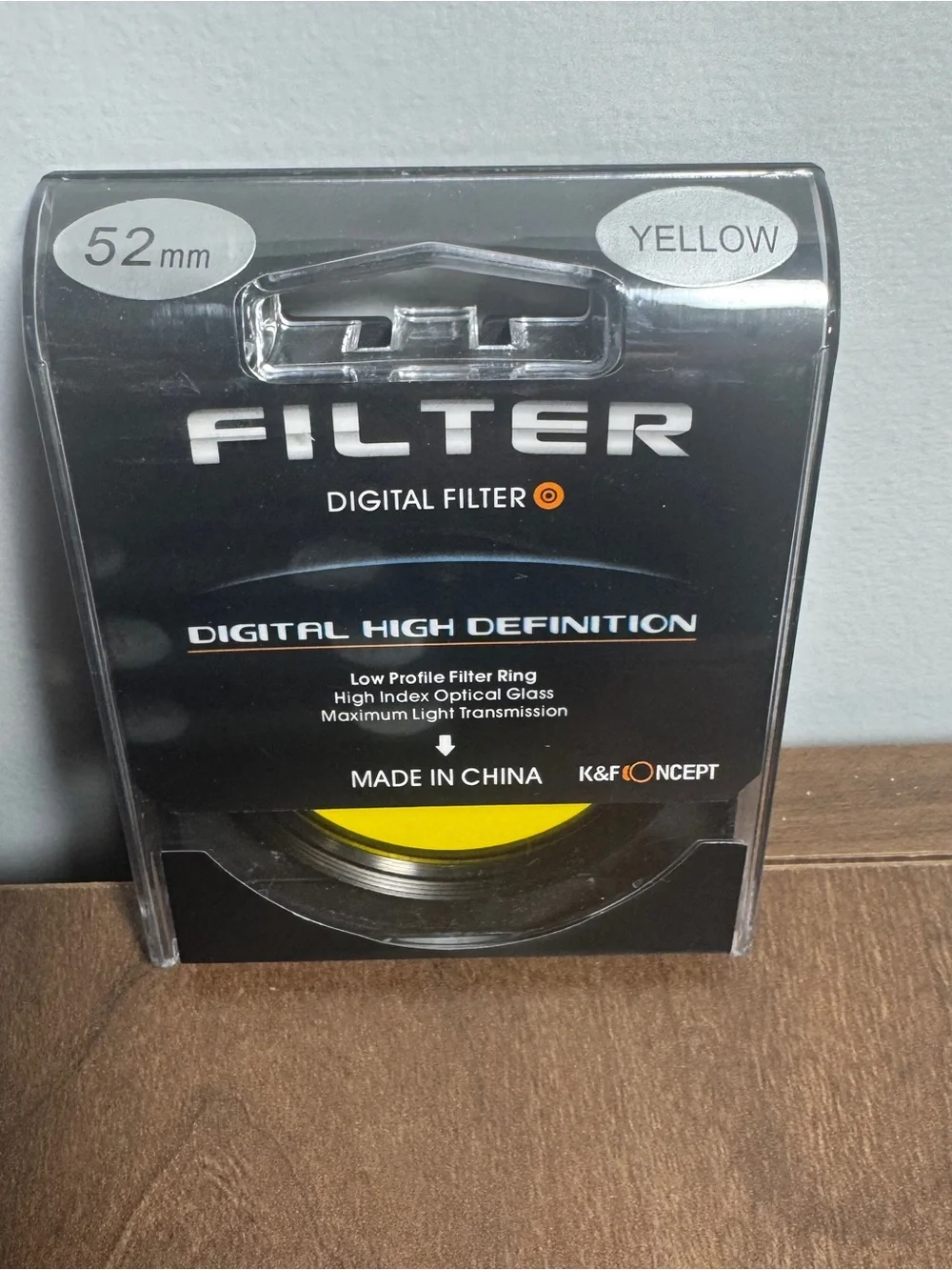 52mm Camera Color Filter Kit - Yellow, Blue, Grey, Brown, Purple, Orange, Red